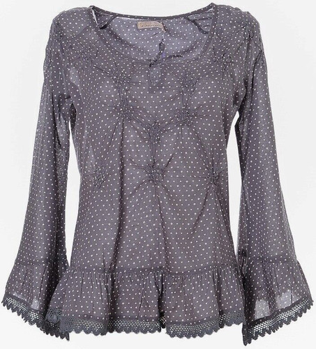 Cream impressionen bluse - impressionen,