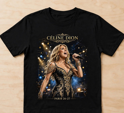 Celine dion black shirt - dion, t-shirt