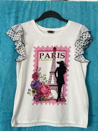 Damen shirt paris style gr - damen, t-shirt