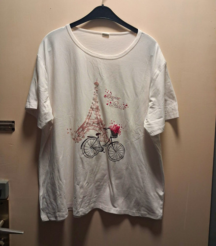 Damen shirt 3xl - gr., weiß