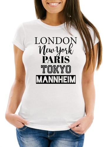Damen shirt london paris - t-shirt,