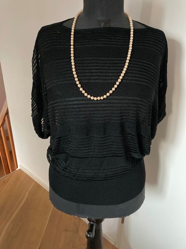 Schwarzes elegantes shirt - shirt, gr.s