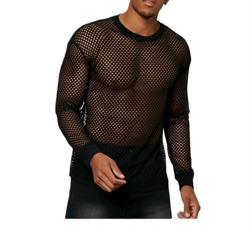 Herrenshirt mit durchsichtigem - herrenshirt,