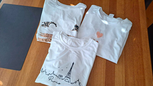 Damen shirt 3er set m - t-shirt, gr.